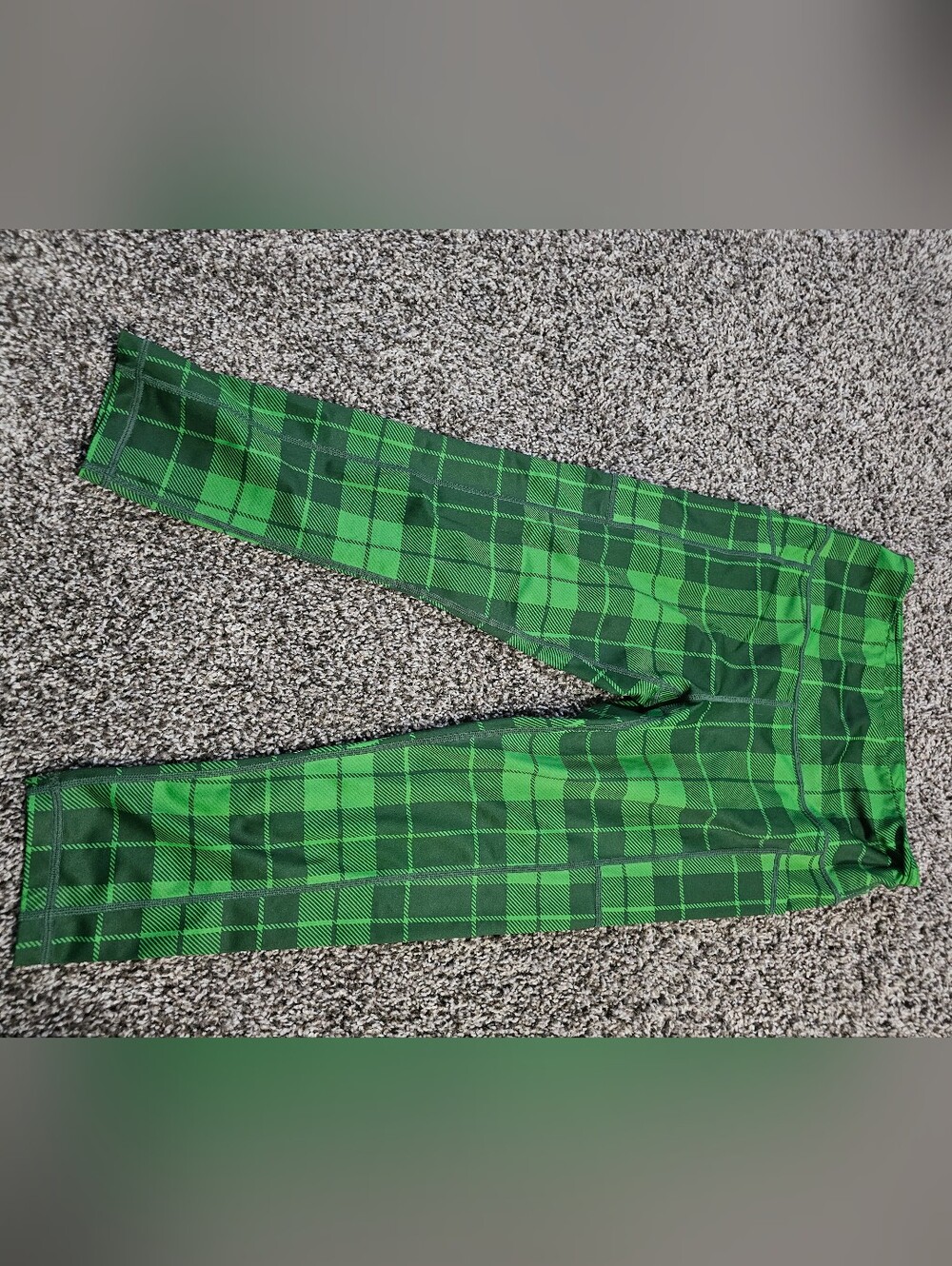 CVG - Green Plaid Capri Leggings